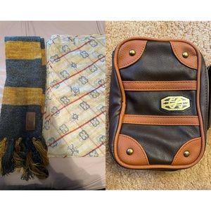 Lot of Fantastic Beast Scarves & New Scamander Make Up Suicase Case Harry Potter